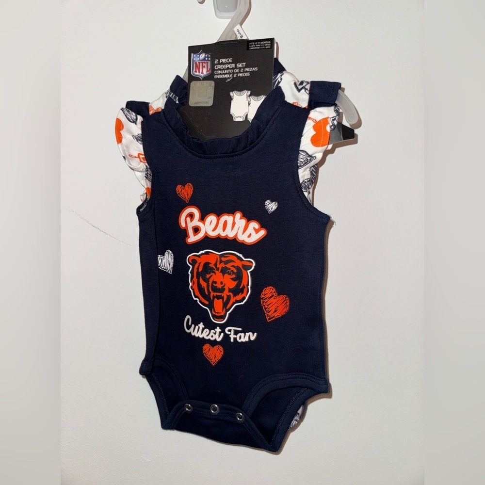 NFL Baby Creeper Set - Navy and White